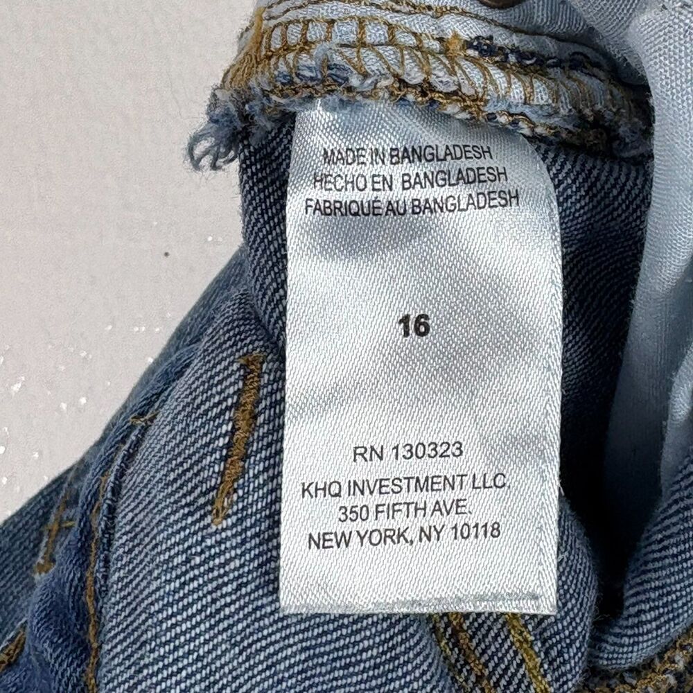 Lucky Brand Classic Straight Jeans Adjustable Waistband Boys Size 16 - Picture 8 of 12